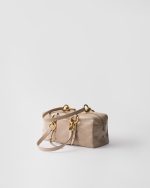 Prada Dangle Medium Leather Top-Handle Bag - Image 4